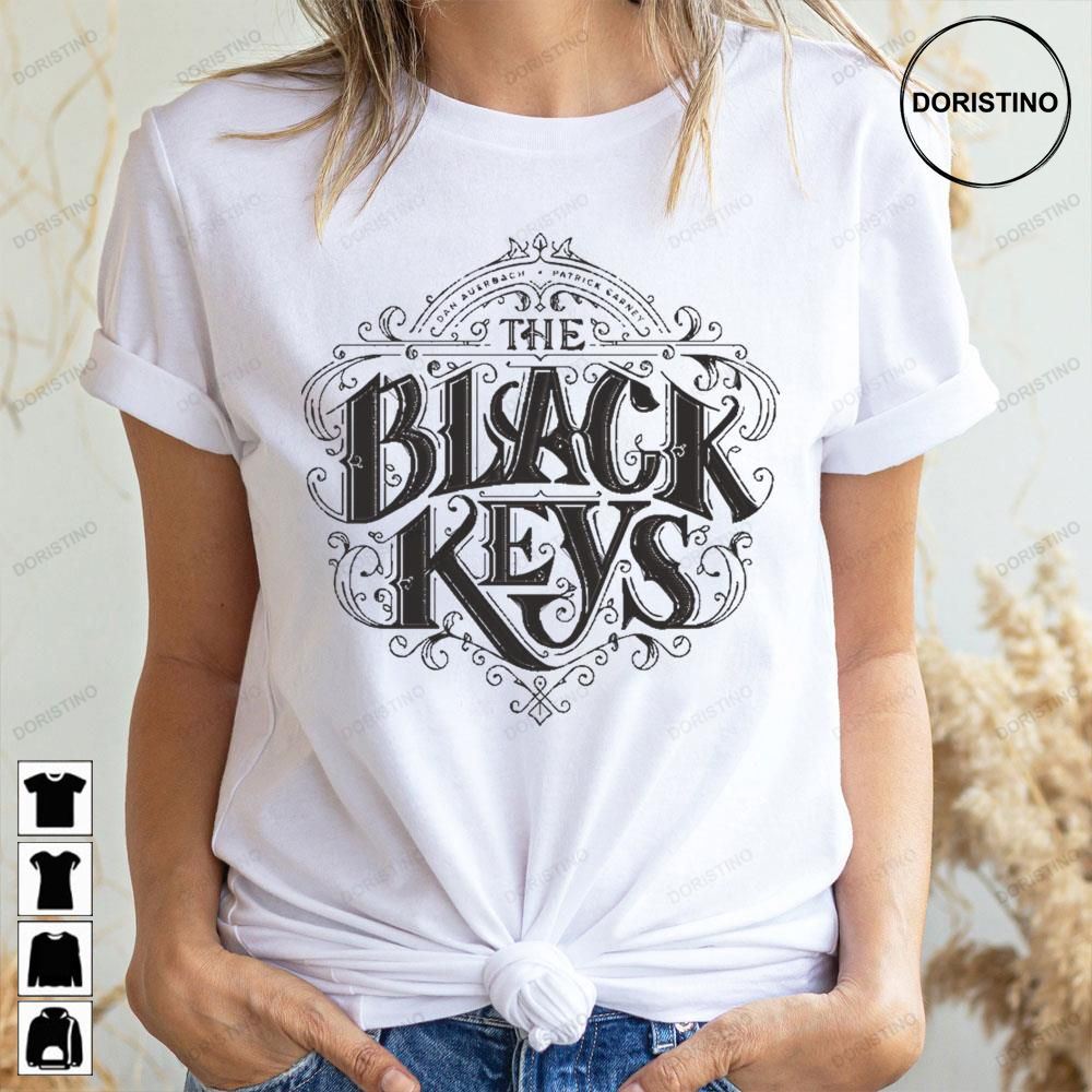 Vintage Black The Black Keys Doristino Awesome Shirts