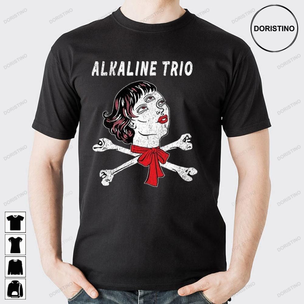 White Art Eye Alkaline Trio Doristino Limited Edition T-shirts