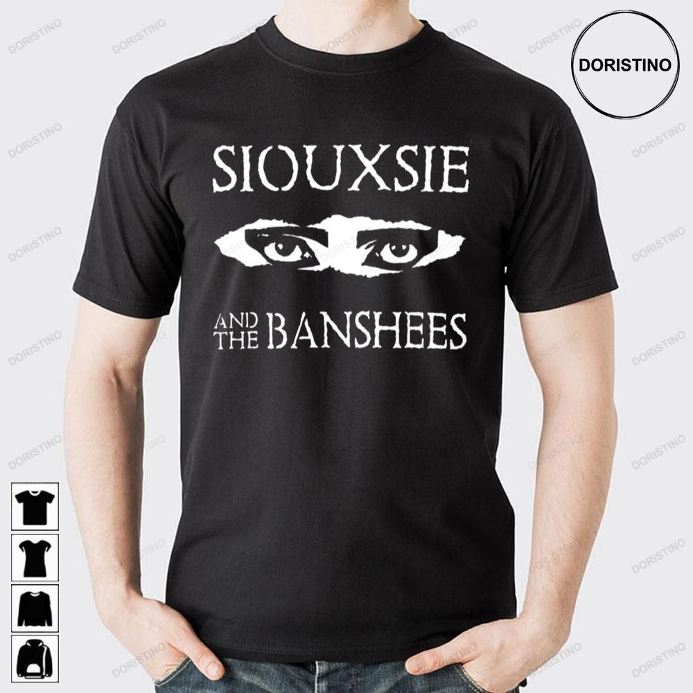 White Art Eyes Siouxsie Ang The Banshees Doristino Awesome Shirts