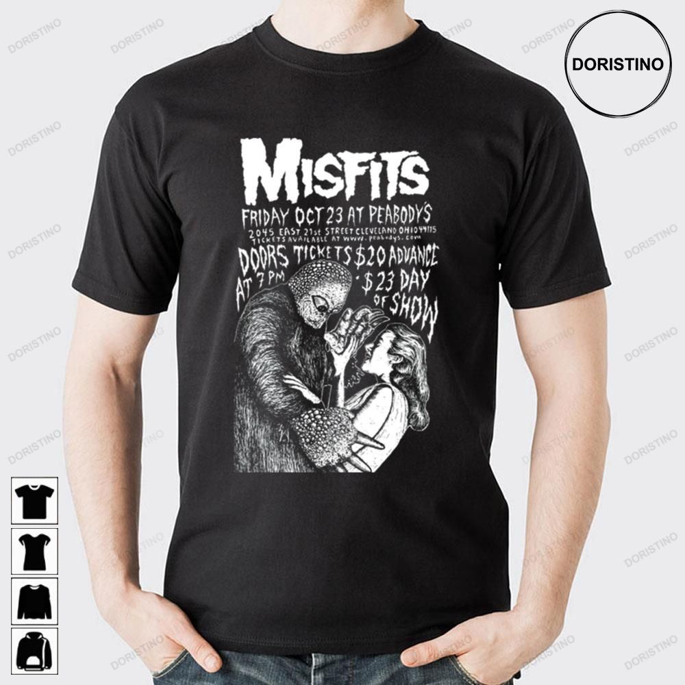 White Art Horror Misfits Doristino Limited Edition T-shirts