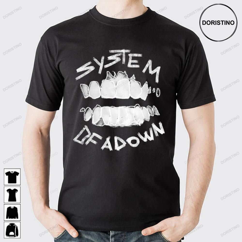 White Art Jaw System Of A Down Doristino Trending Style
