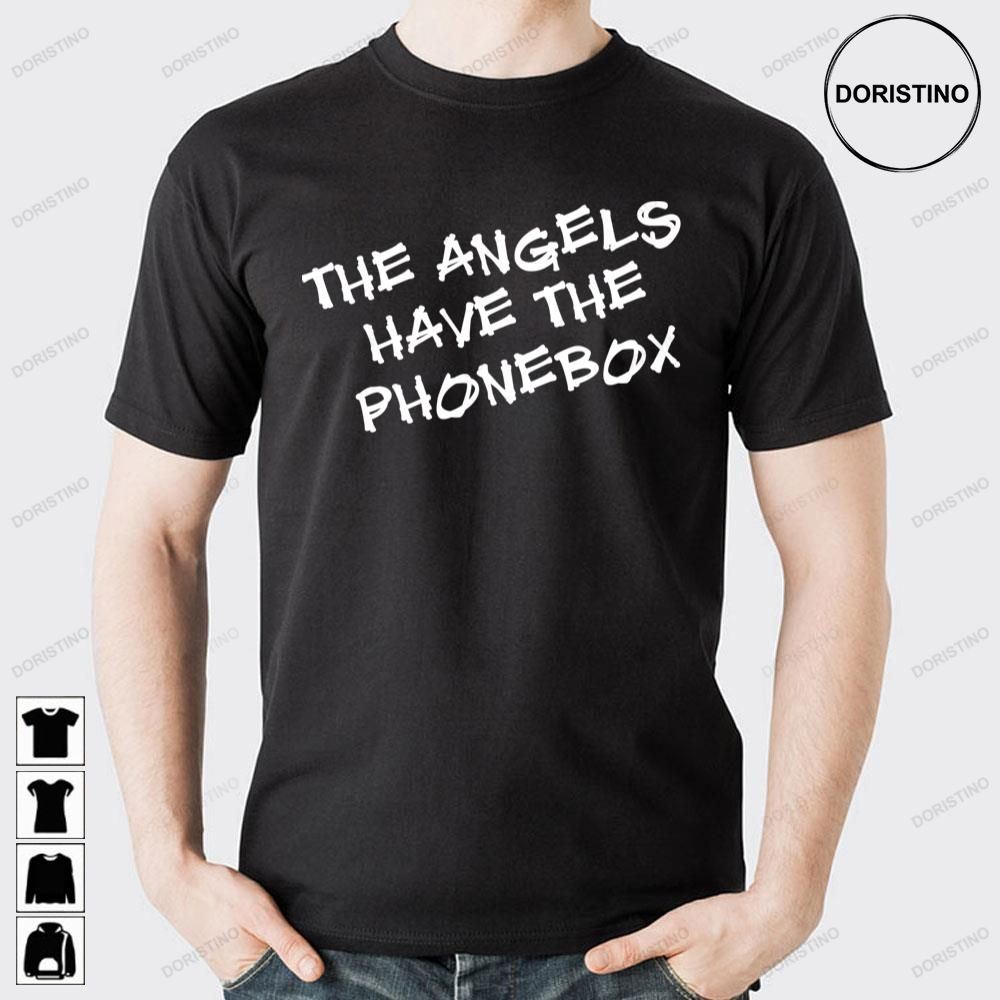 White Art Phonebox The Angels Doristino Limited Edition T-shirts