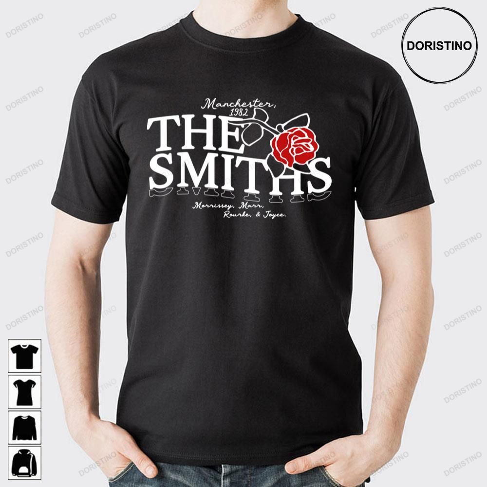 White Art Rose Manchester The Smiths Band Doristino Limited Edition T-shirts