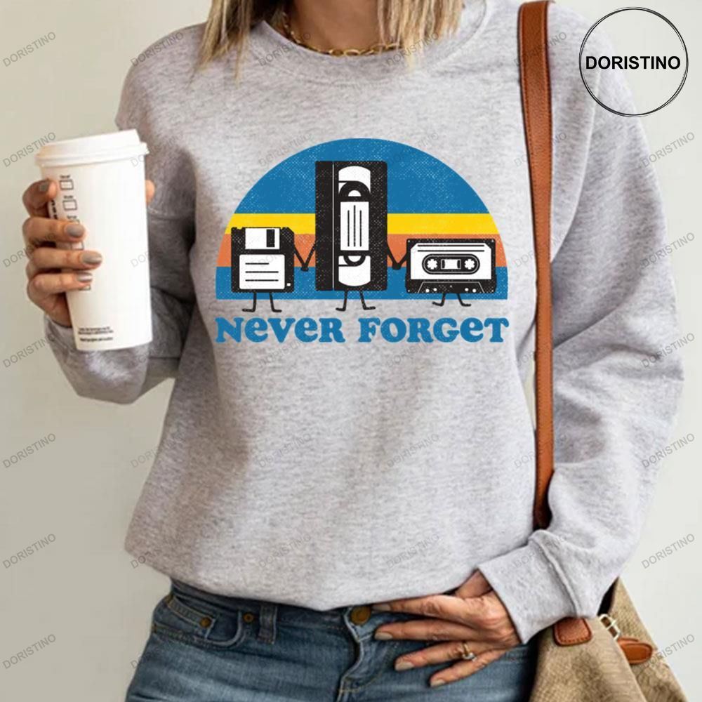 Never Forget Memory Stick Tape Recorder Shirt