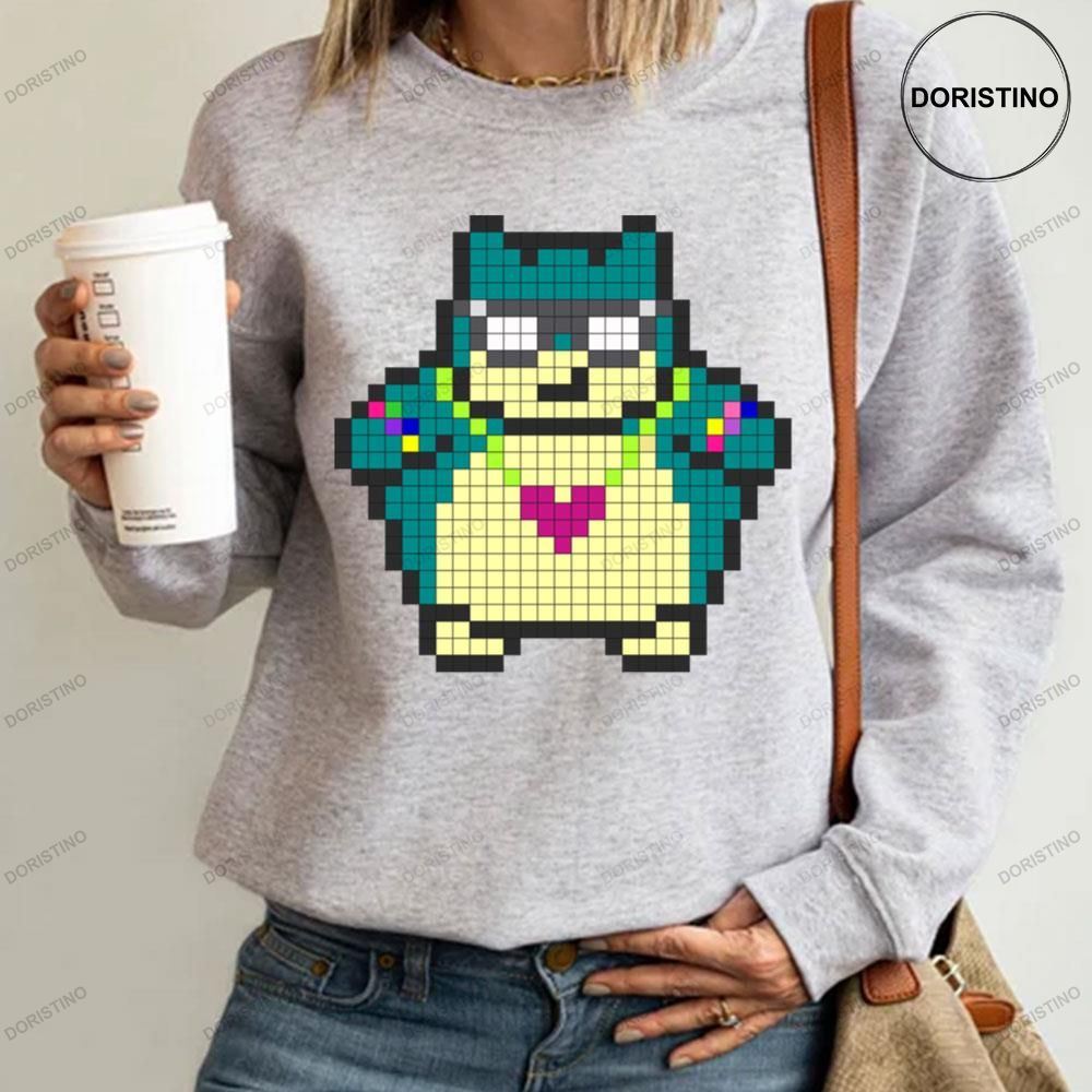 Pixel Gangsta Snorlax Pokemon Shirt
