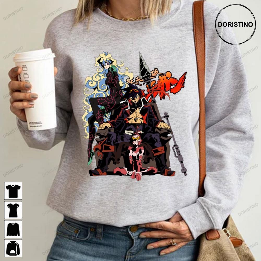 Nia Teppelin And Simon Tengen Toppa Gurren Lagann Limited Edition T-shirts