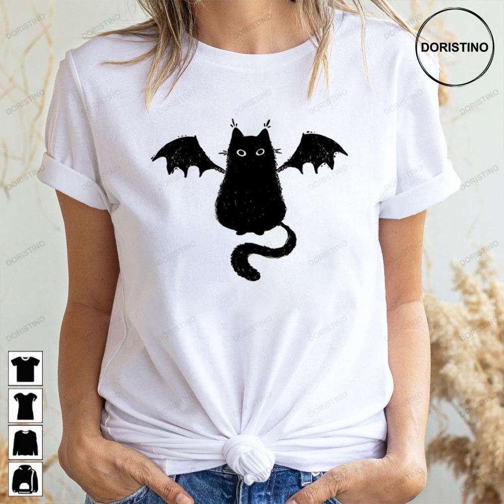 Cartoon Cat Mushroom Halloween Limited Edition T-shirts