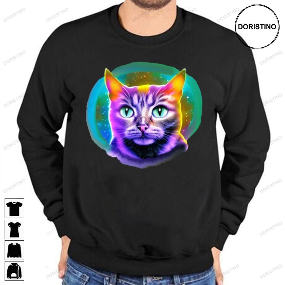 Cat Universe Galaxy Colorful Limited Edition T-shirts