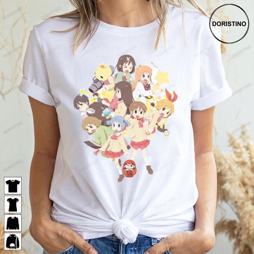 Characters Group Artwork Nichijou Limited Edition T-shirts