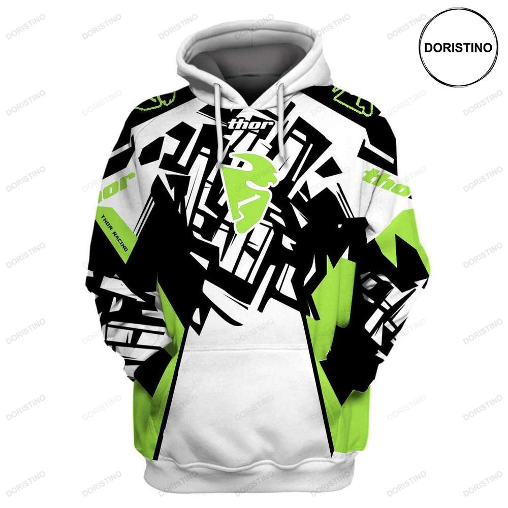 Personalized Name Thor Mx Green Thor Pulse Motocross Limited Edition 3d Hoodie