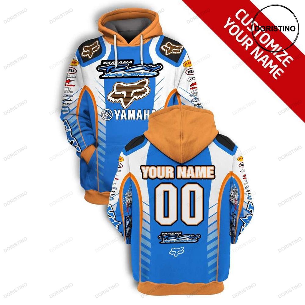 Personalized Yamaha Troy Racing Gift Custom Name Racing All Over Print Hoodie