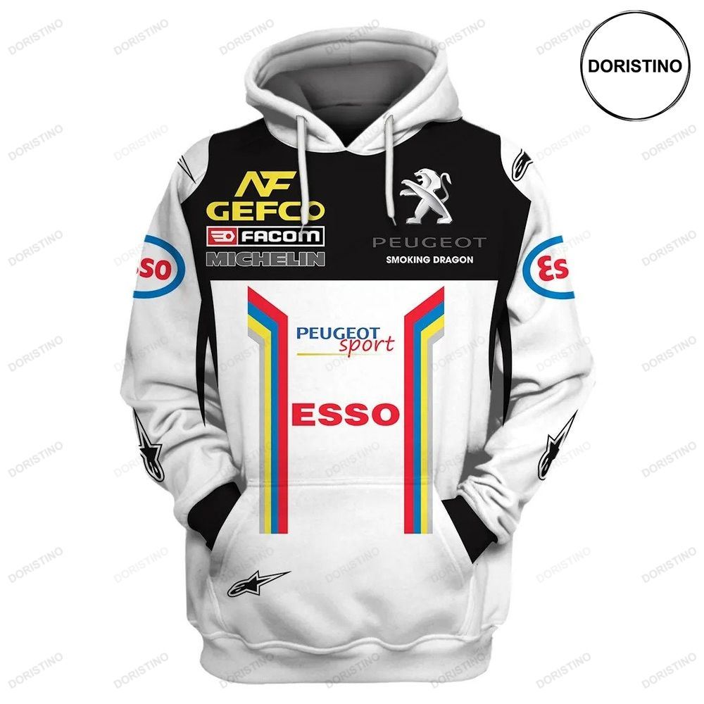 Peugeot Sport Esso Racing Team Peugeot Team Limited Edition 3d Hoodie