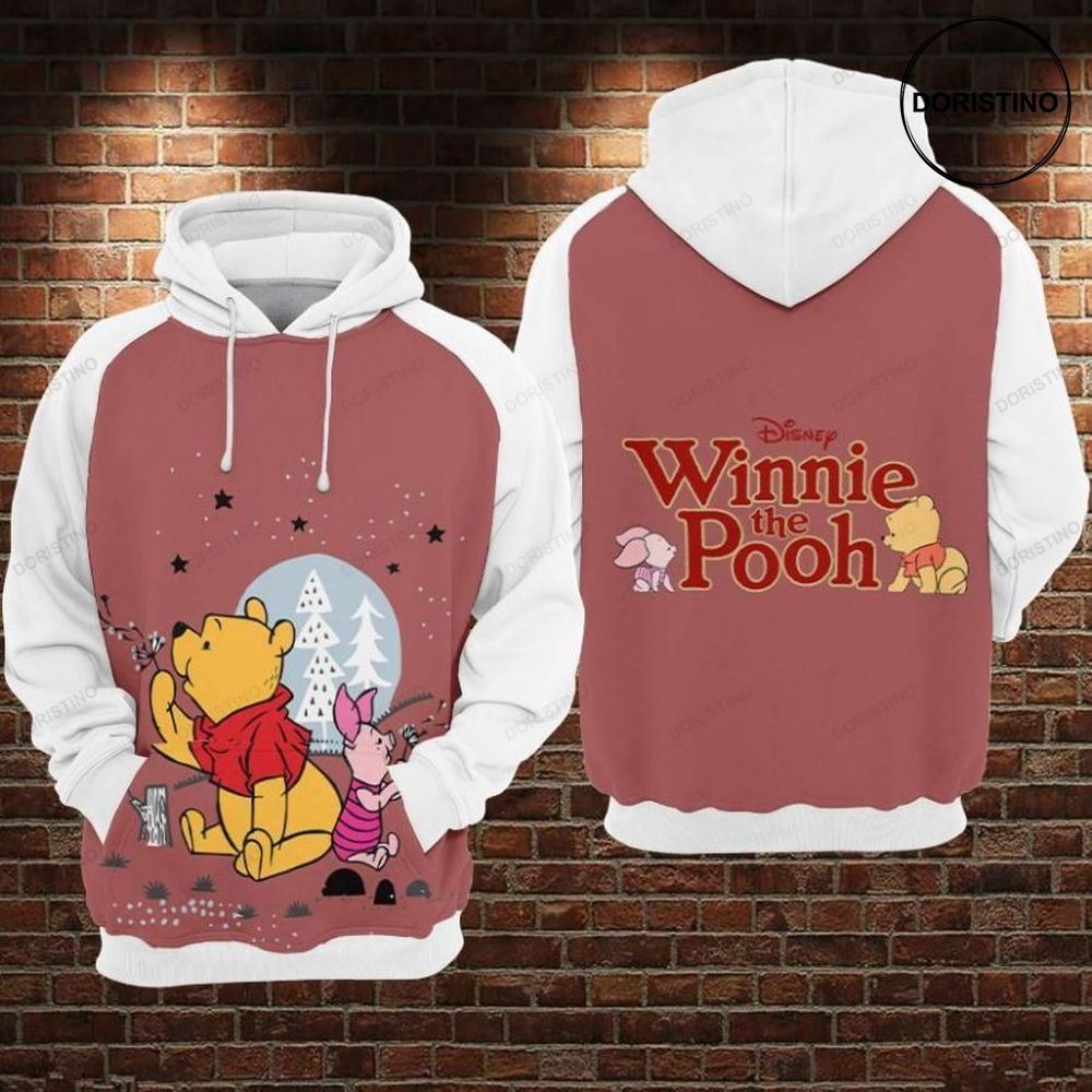 Piglet Winnie The Pooh Hunny Limited Edition 3d Hoodie