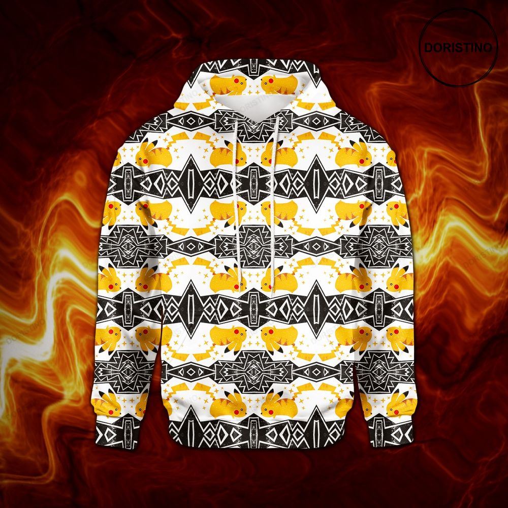 Pikachu Native American Pattern Limited Edition 3d Hoodie