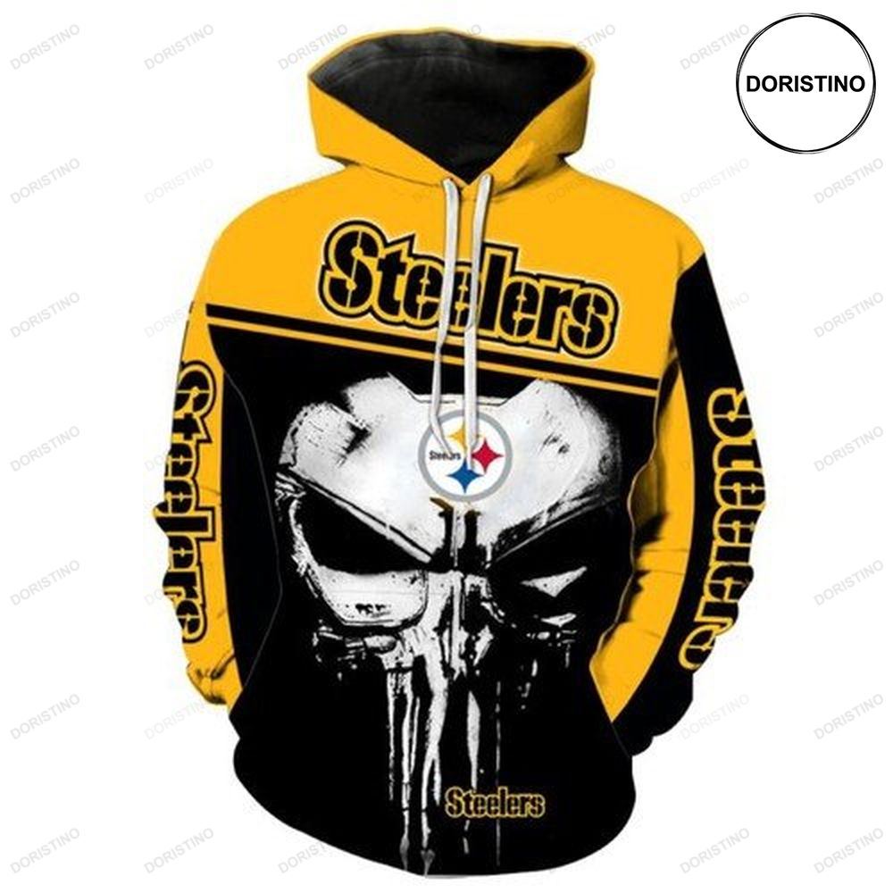 Pittsburgh Slers Punisher Skull Awesome 3D Hoodie