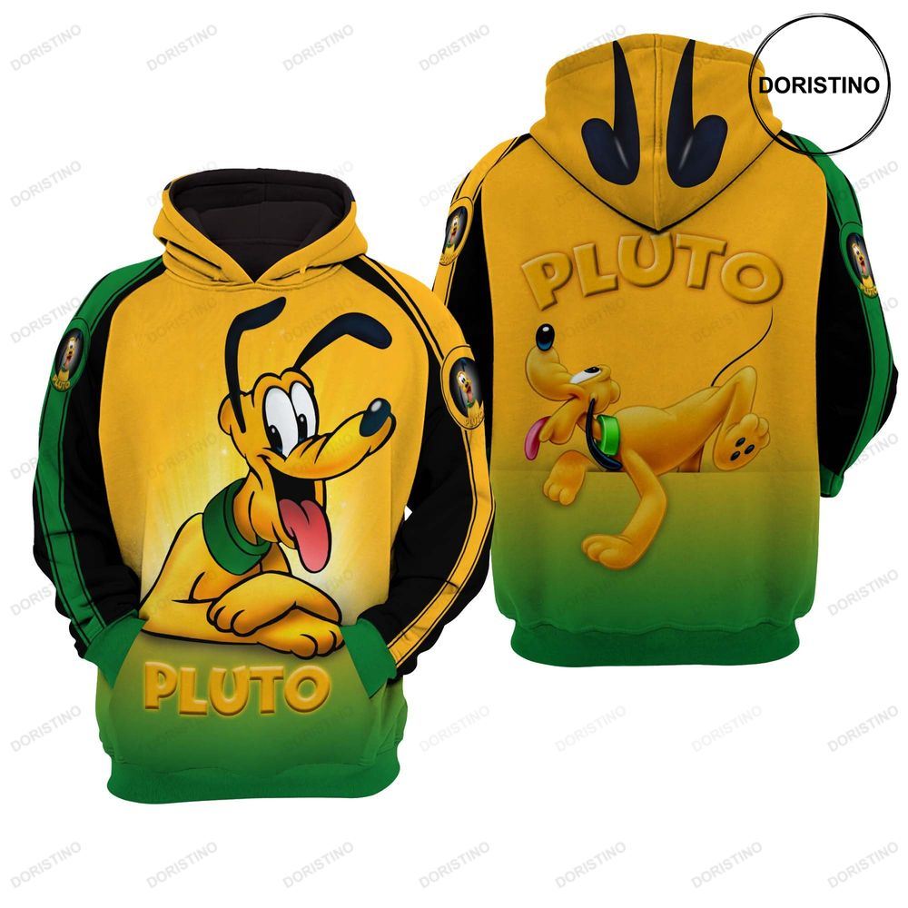 Pluto Dog All Over Print Hoodie