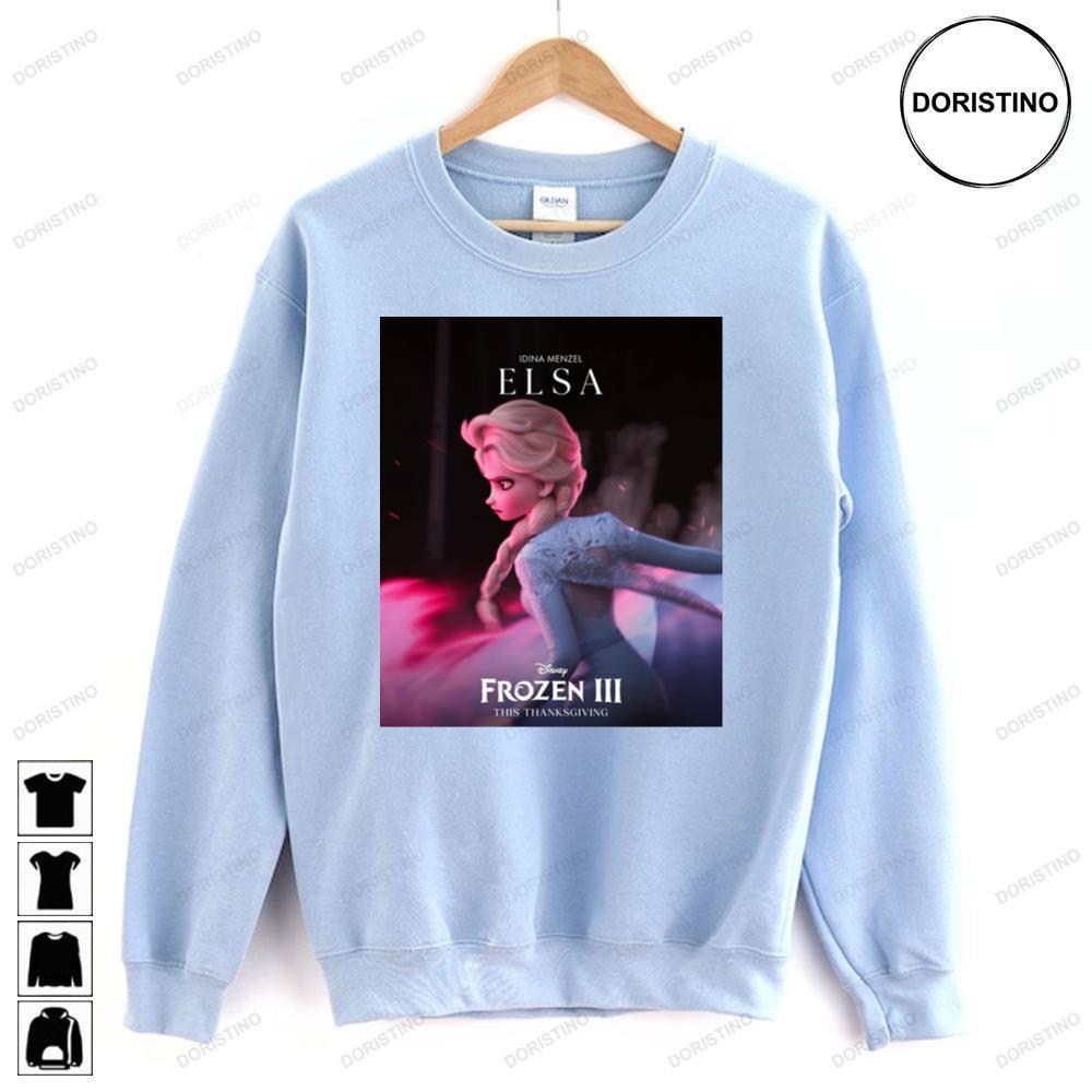 Elsa Frozen 3 This Thanksgiving 2023 2 Doristino Limited Edition T-shirts