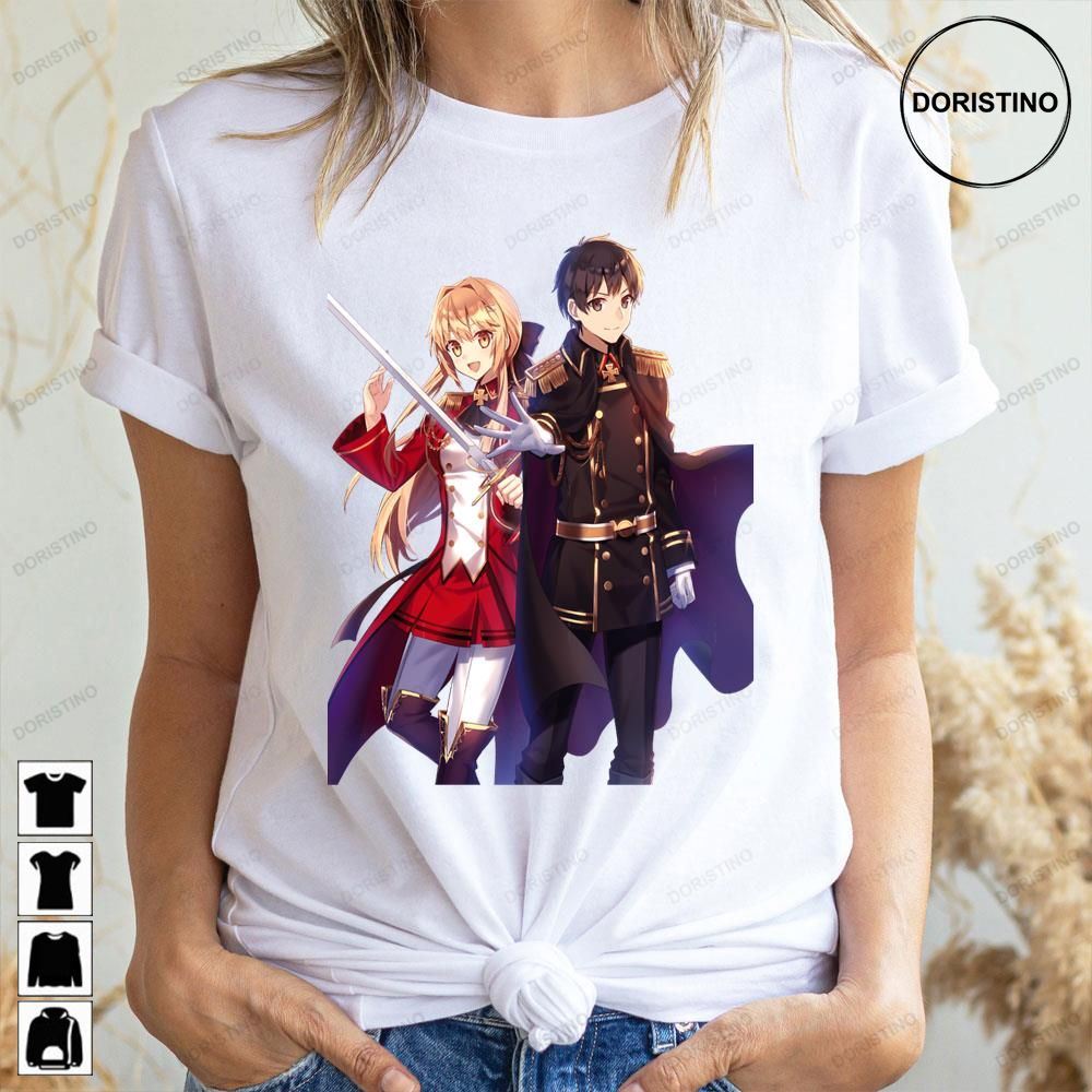 Kazuya Souma And Liscia Elfrieden How A Realist Hero Rebuilt The Kingdom Limited Edition T-shirts