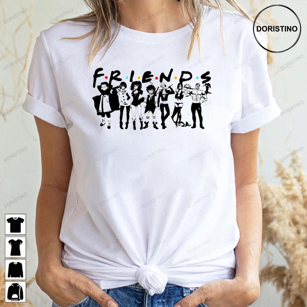 Friends Graphic Seven Deadly Sins Trending Style