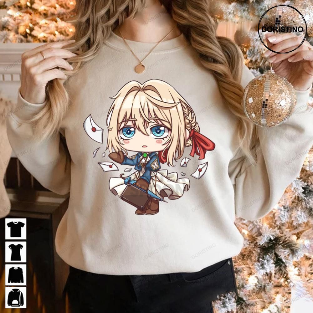 Funny Chibi Violet Evergarden Awesome Shirts