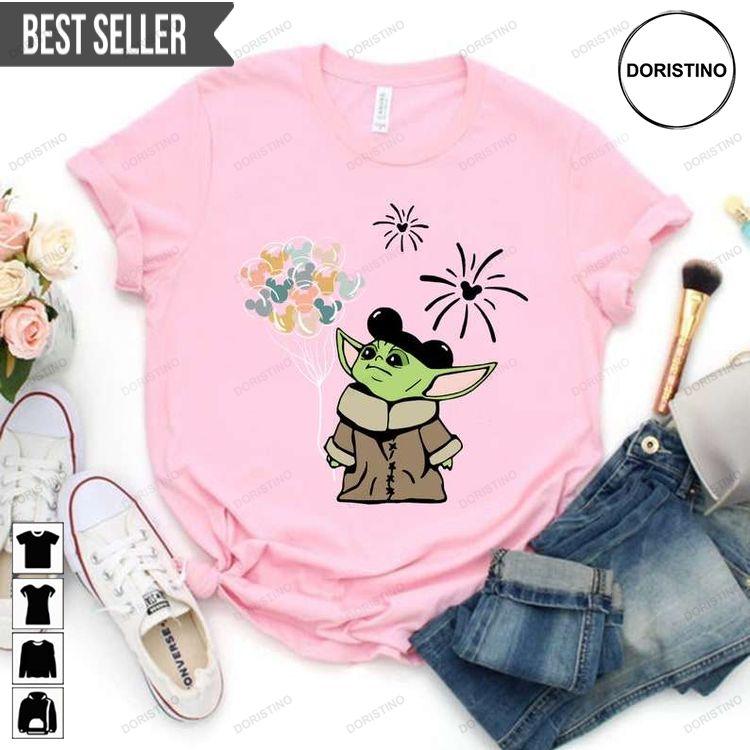 Baby Yoda Balloon Unisex Doristino Limited Edition T-shirts