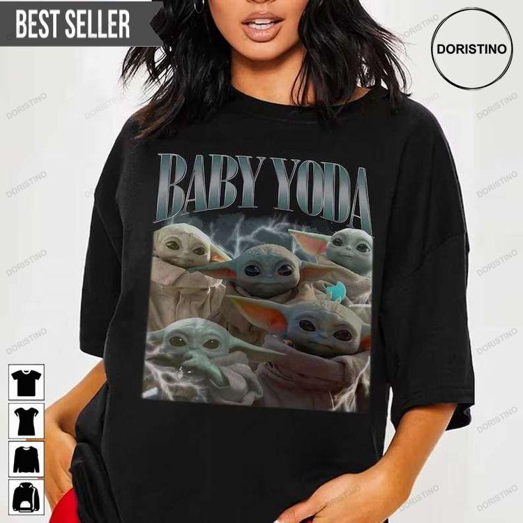 Baby Yoda Grogu Short Sleeve Doristino Limited Edition T-shirts