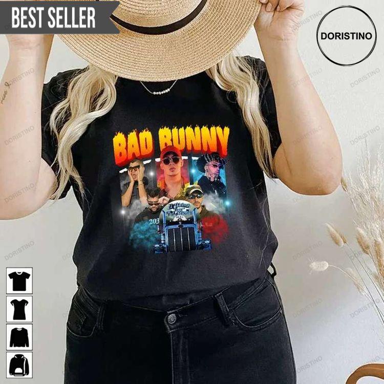 Bad Bunny Tour Rapper Music Doristino Awesome Shirts