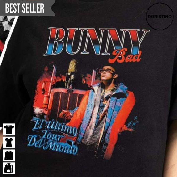 Bad Bunny Tour Vintage Graphic Doristino Awesome Shirts