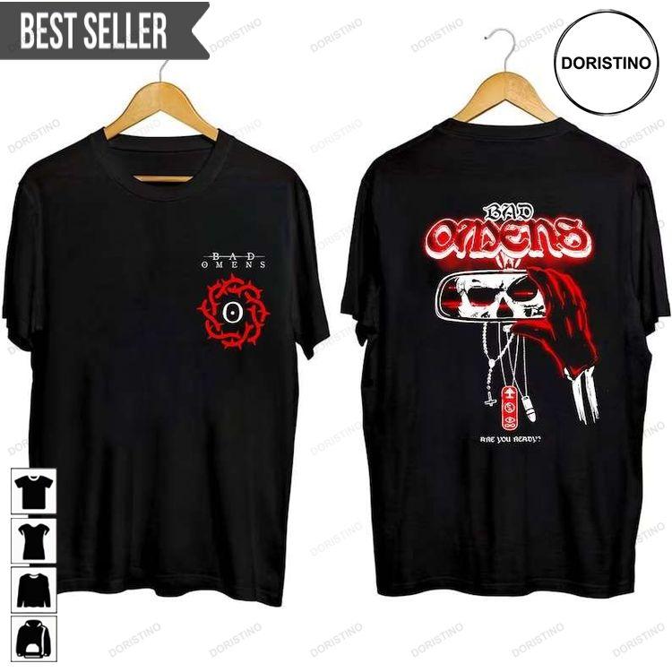 Bad Omen Tour 2023 Music Band Short-sleeve Doristino Limited Edition T-shirts