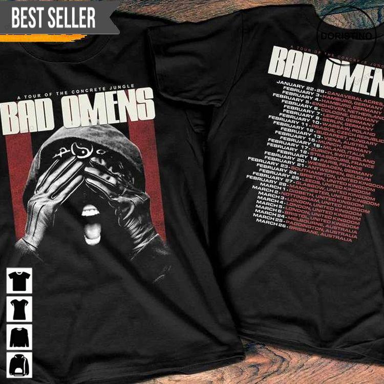 Bad Omens A Tour Of The Concrete Jungle 2023 Doristino Awesome Shirts