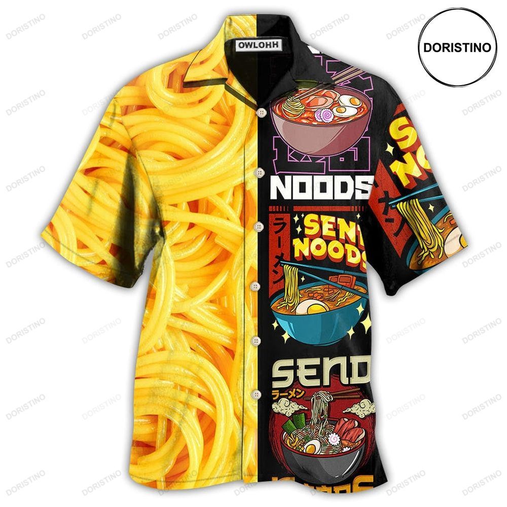 Food Noodles Send Noods Awesome Hawaiian Shirt