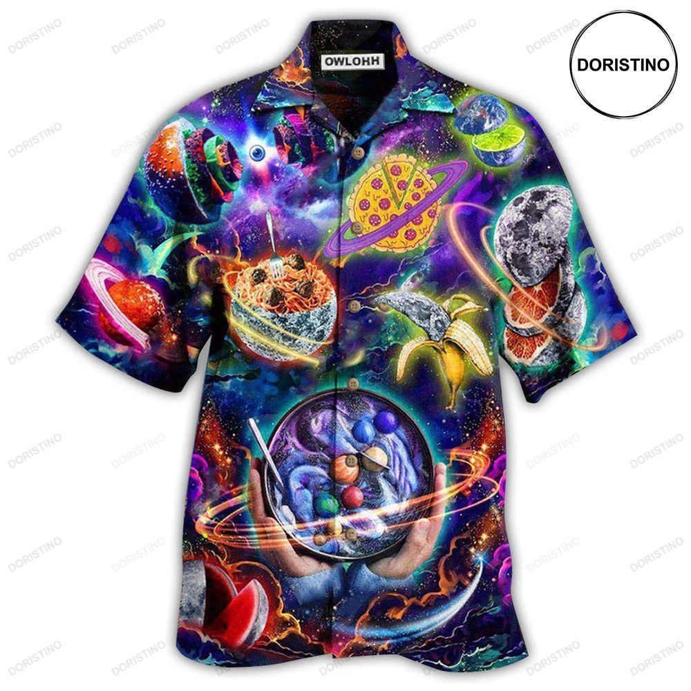 Food Planet Once Food Forever Delicious Hawaiian Shirt