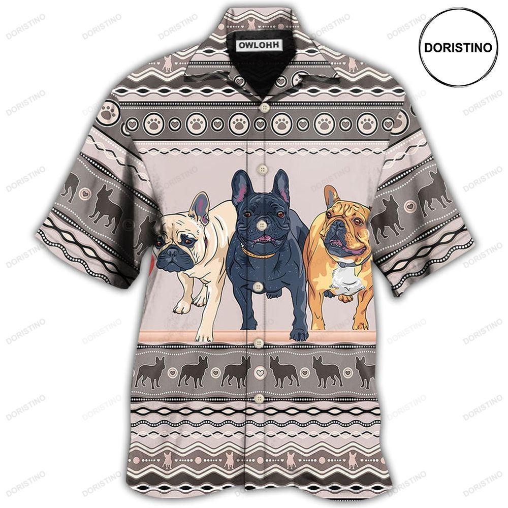 French Bulldog Lovely Pattern Limited Edition Hawaiian Shirt