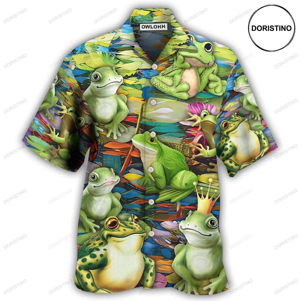 Frog In Wonderland Awesome Hawaiian Shirt