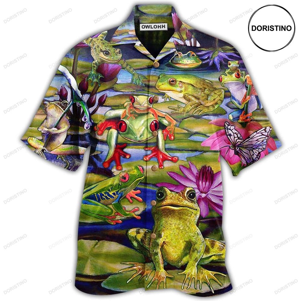 Frog Love Lake Hawaiian Shirt