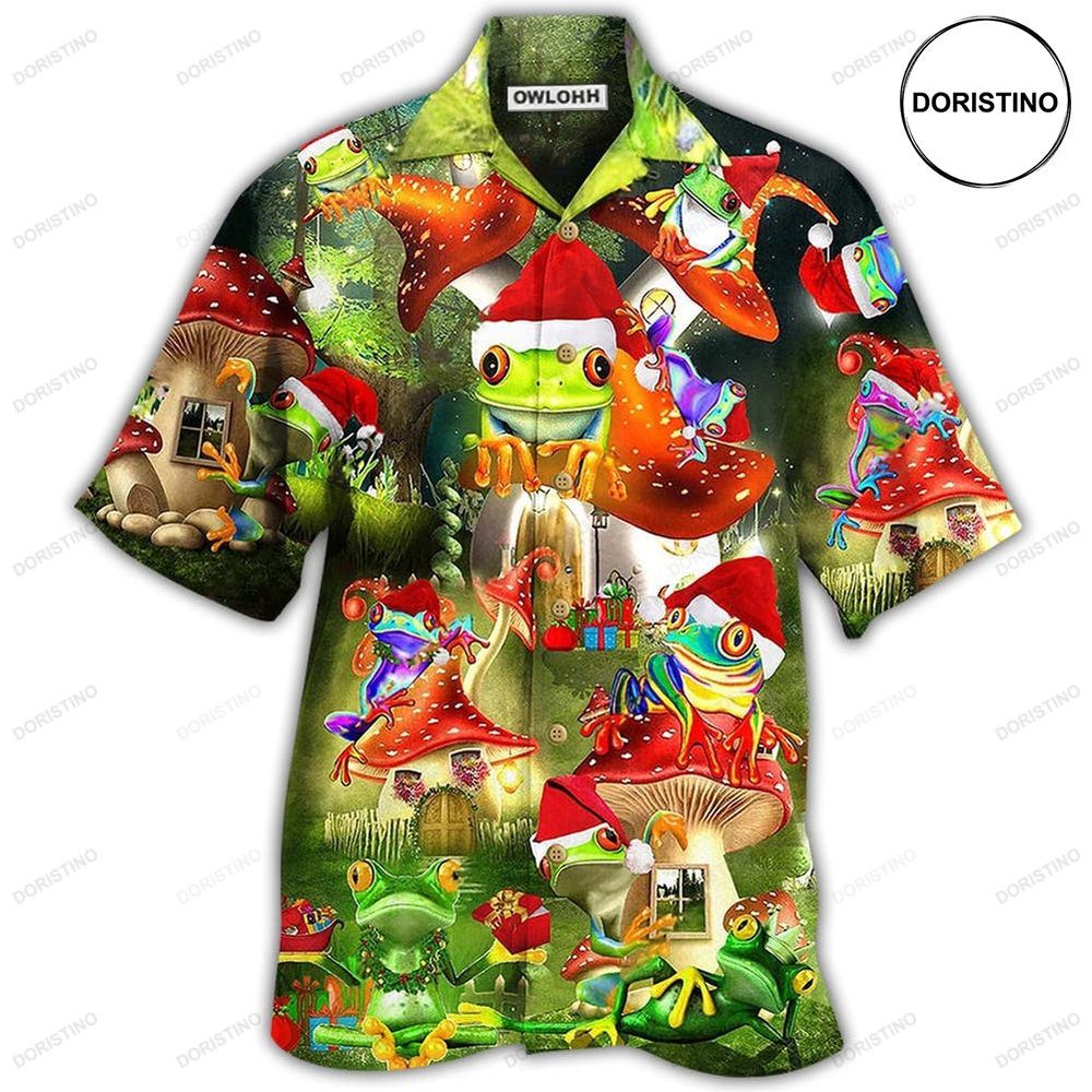 Frog Lover Christmas Limited Edition Hawaiian Shirt