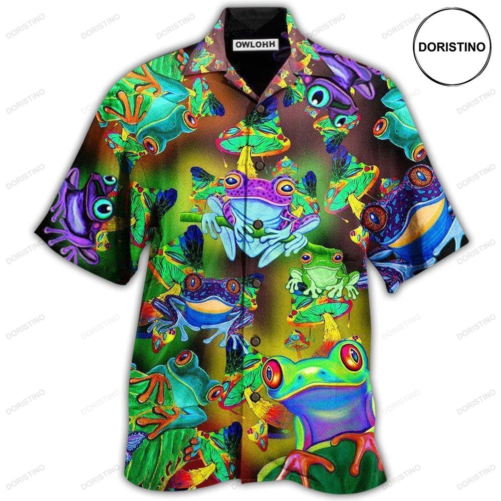 Frog Lover Stunning Neon Limited Edition Hawaiian Shirt