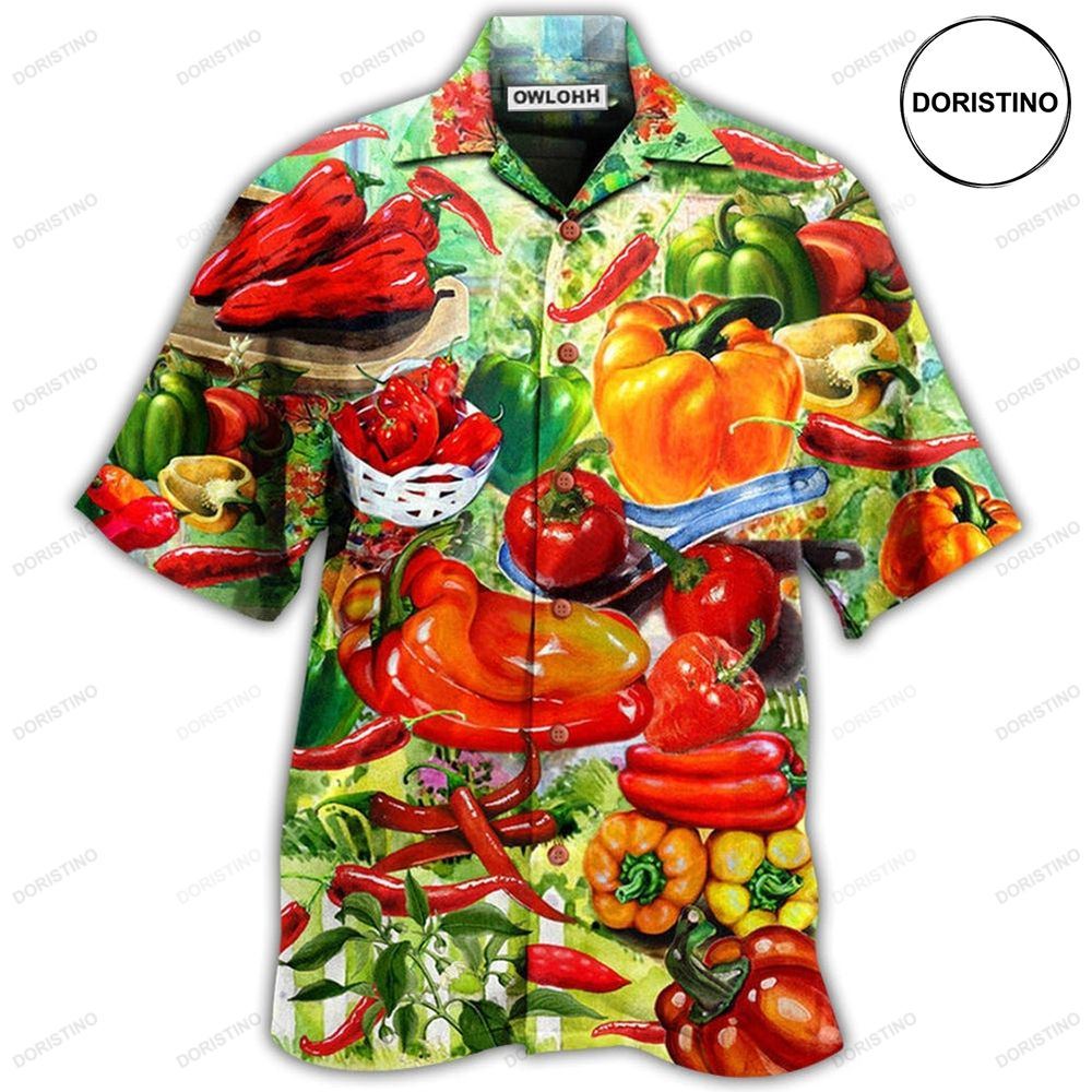 Fruit Chili And Bell Pepper Limited Edition Hawaiian Shirt