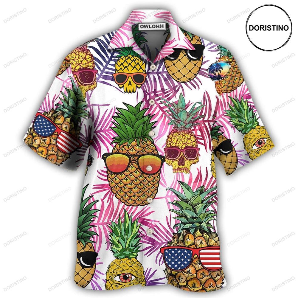 Fruit Hawaii Tropical Pineapple Cool Awesome Hawaiian Shirt