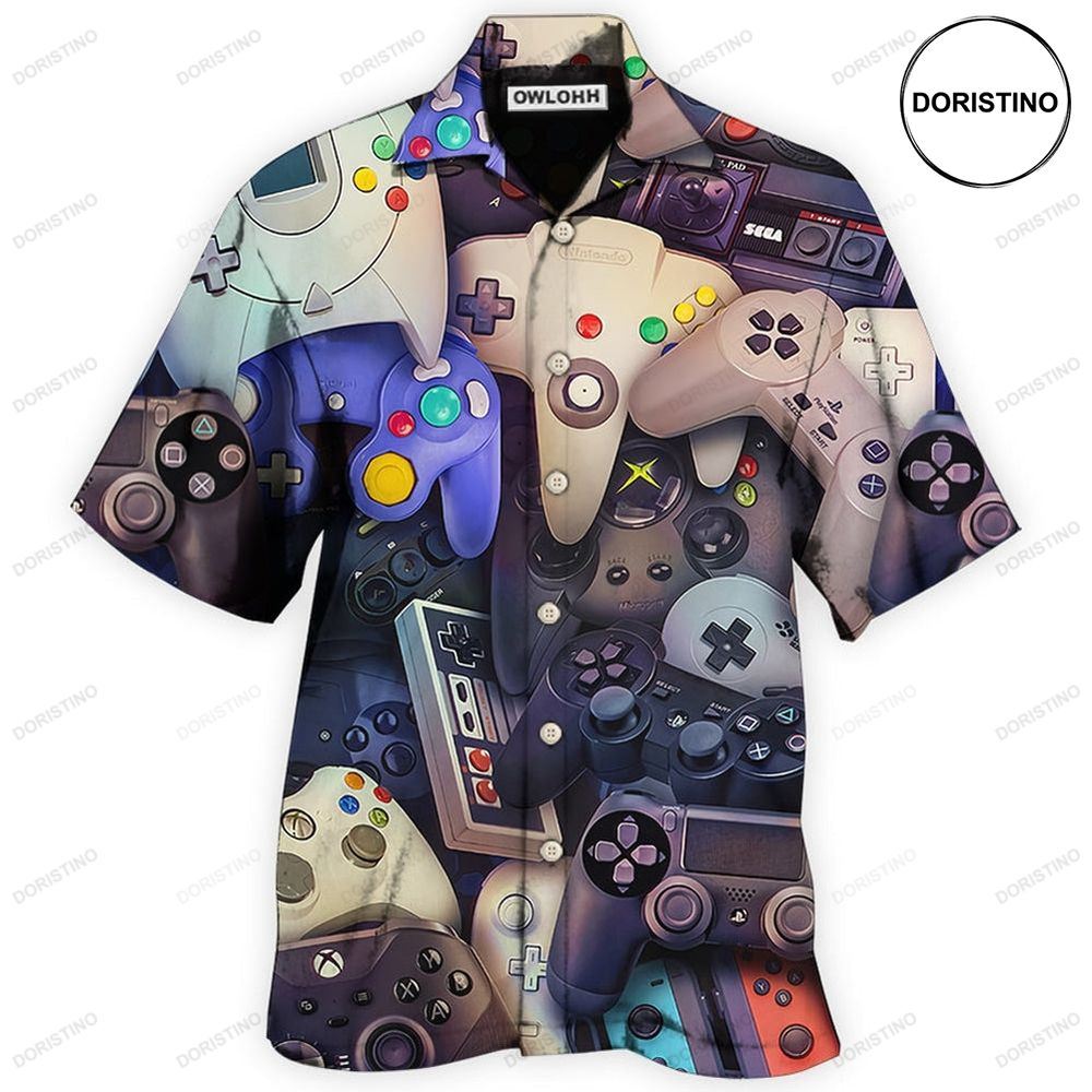 Game Controllers Choose Your Weapon Gamer Awesome Hawaiian Shirt