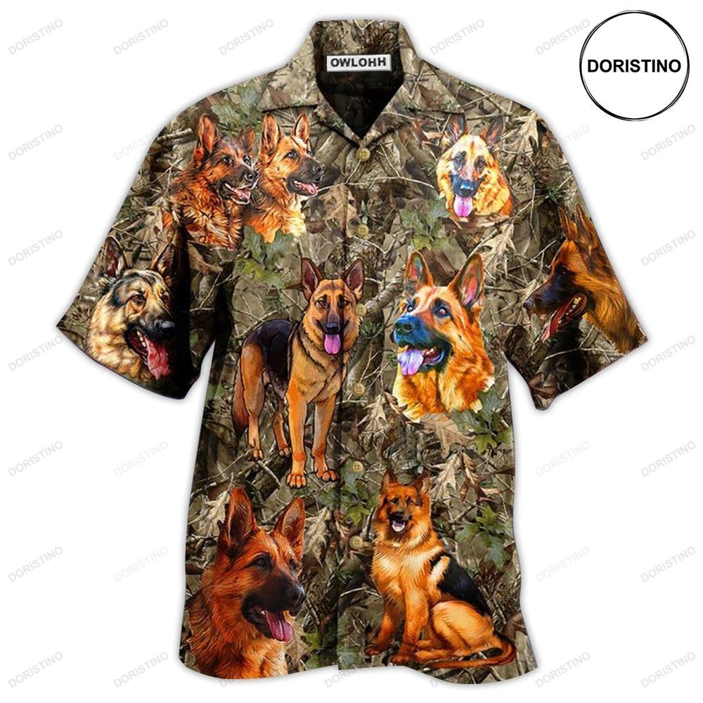 German Shepherd Dog Love Hunting Limited Edition Hawaiian Shirt