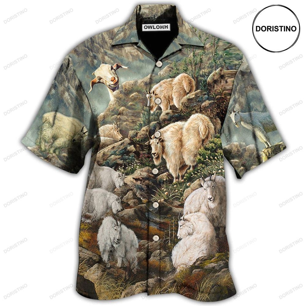 Goat Mountain Wild Life Limited Edition Hawaiian Shirt