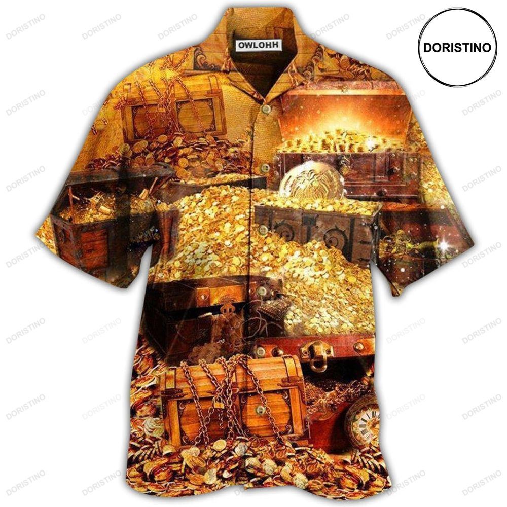 Gold Not All Treasure Is Gold Luxury Awesome Hawaiian Shirt