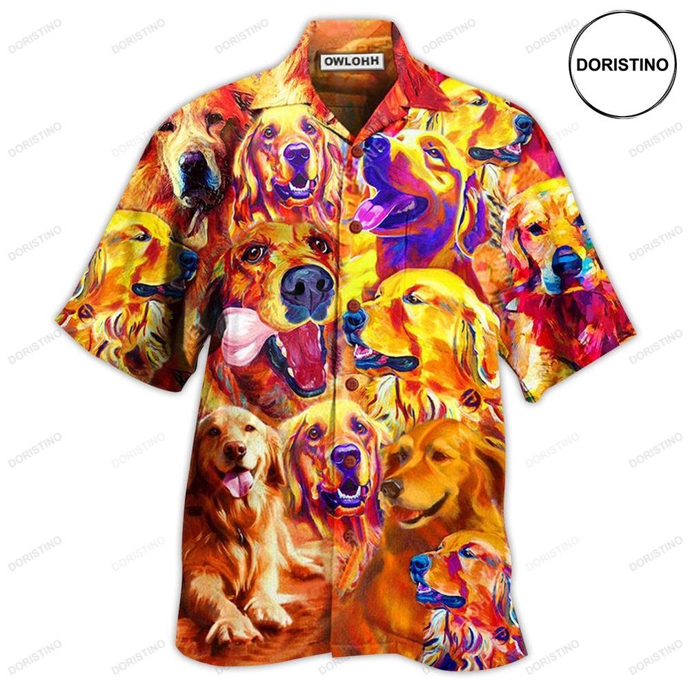 Golden Retriever Dad Ever Limited Edition Hawaiian Shirt