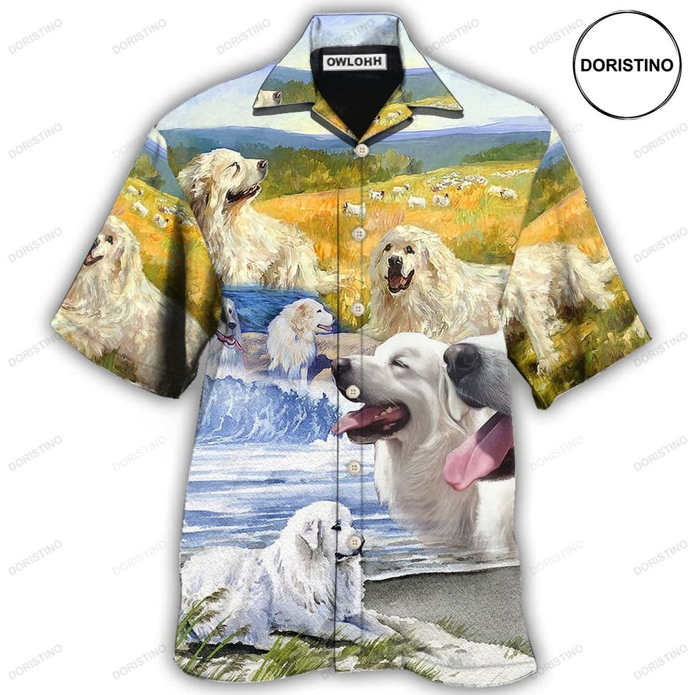 Great Pyrenees Art Dog Lovely Limited Edition Hawaiian Shirt