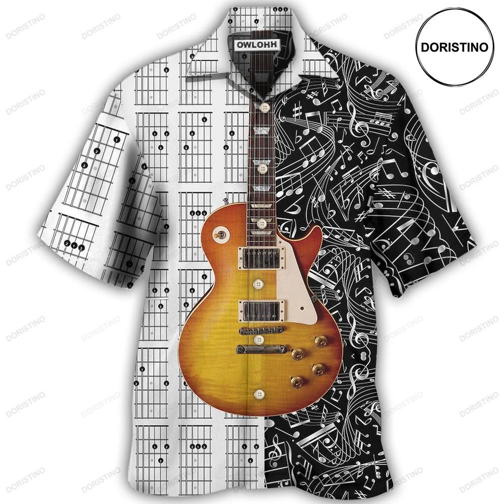 Guitar Bass Guitar Musician Awesome Hawaiian Shirt