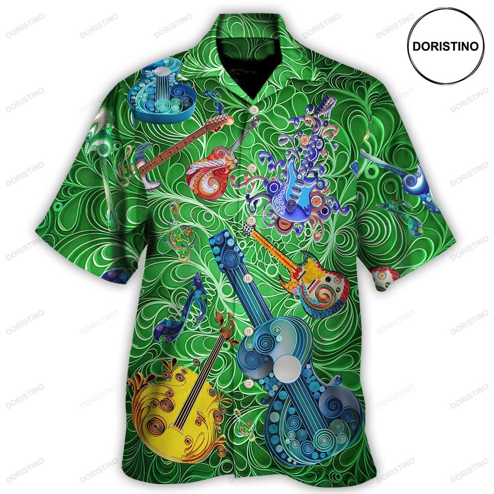 Guitar Love Green Limited Edition Hawaiian Shirt