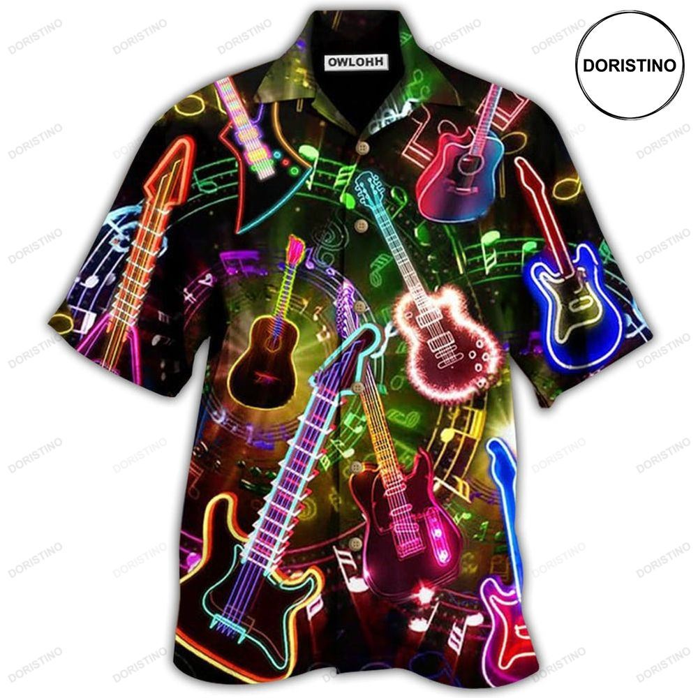 Guitar Music All You Need Is A Guitar Limited Edition Hawaiian Shirt