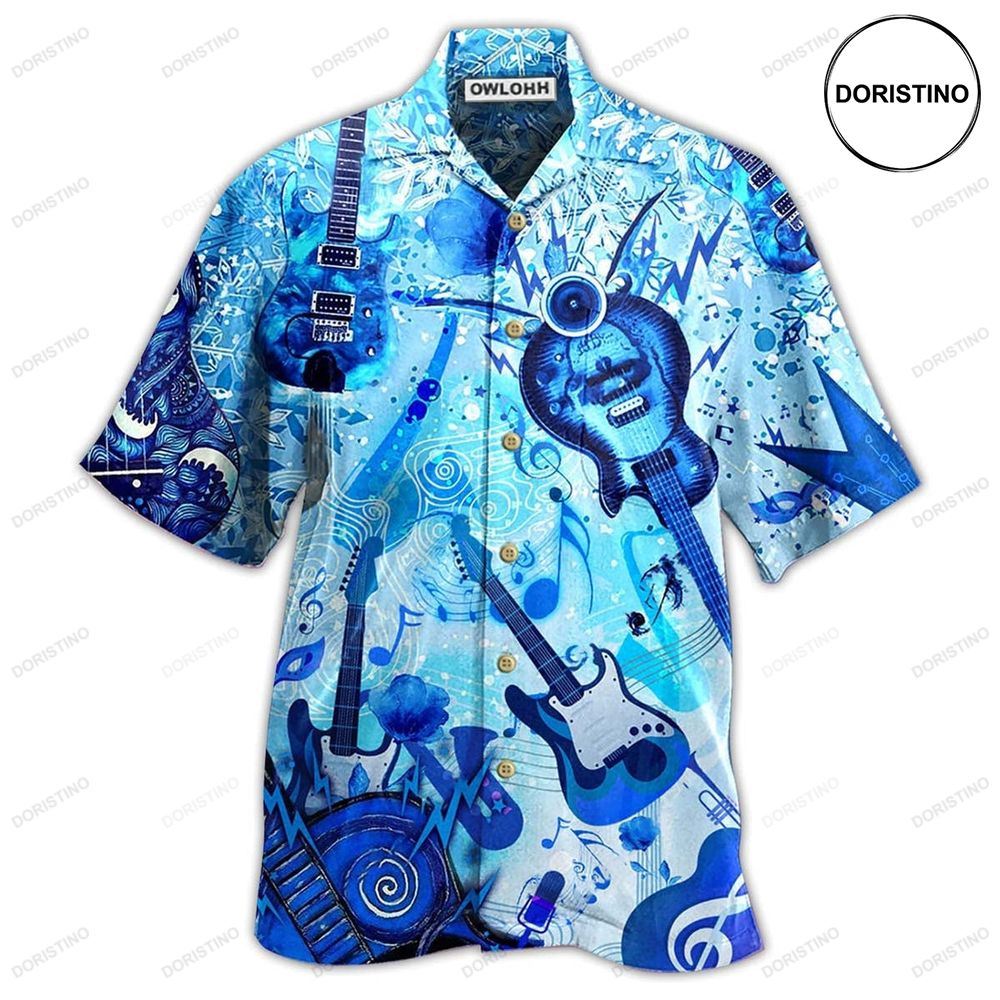 Guitar Music So Cool Hawaiian Shirt