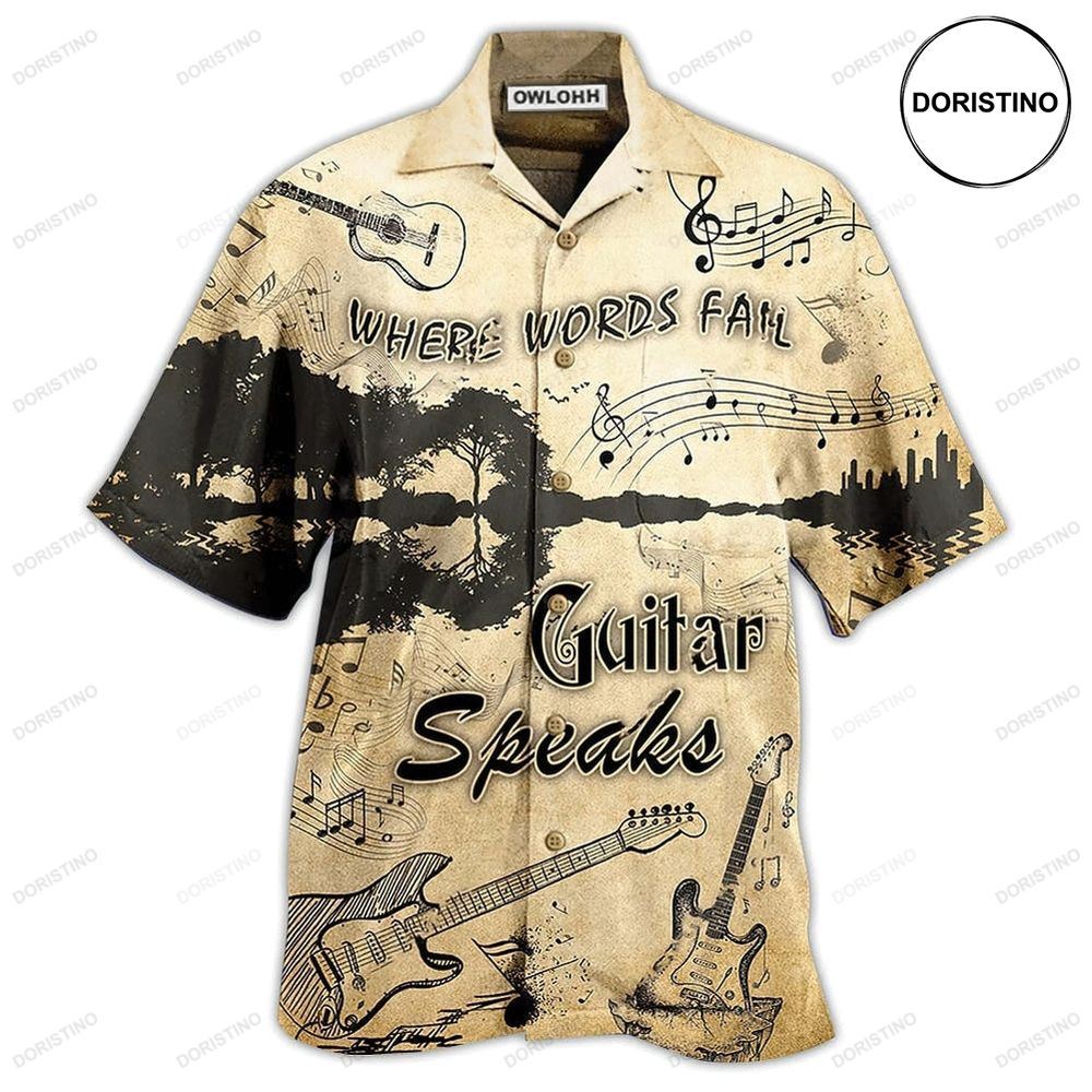 Guitar Speaks Love It Limited Edition Hawaiian Shirt